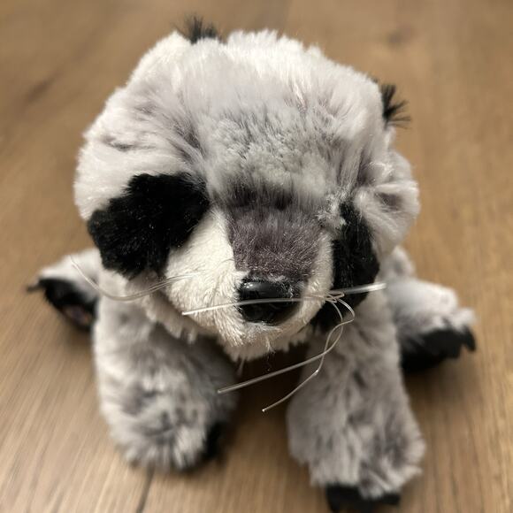 Ganz Webkinz Raccoon HM143 Gray No Code Rare Retired Plush Stuffed Animal - Picture 1 of 12